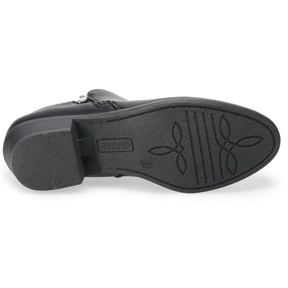 Sonoma Goods For Life® Millo Women's Black Ankle Boots - Picture 4 of 12